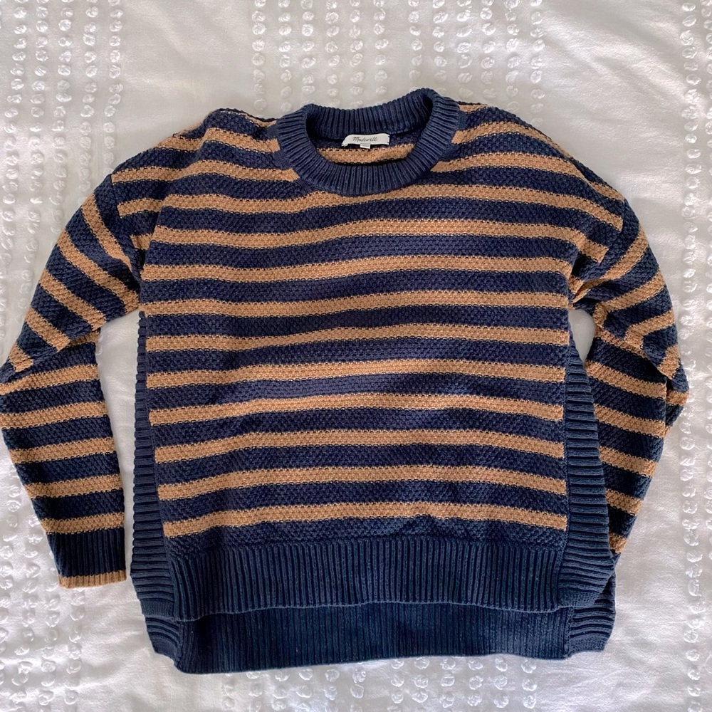 Madewell Women’s Stripe Sweater, Medium